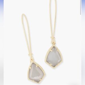 Kendra Scott Carrine French Hook Earrings NWT Black Pink